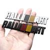Car Front Grille Emblem Side Badge For Mitsubishi RALLIART Lancer Outlander L200 ASX Pajero Eclipse Galant Sticker Accessories