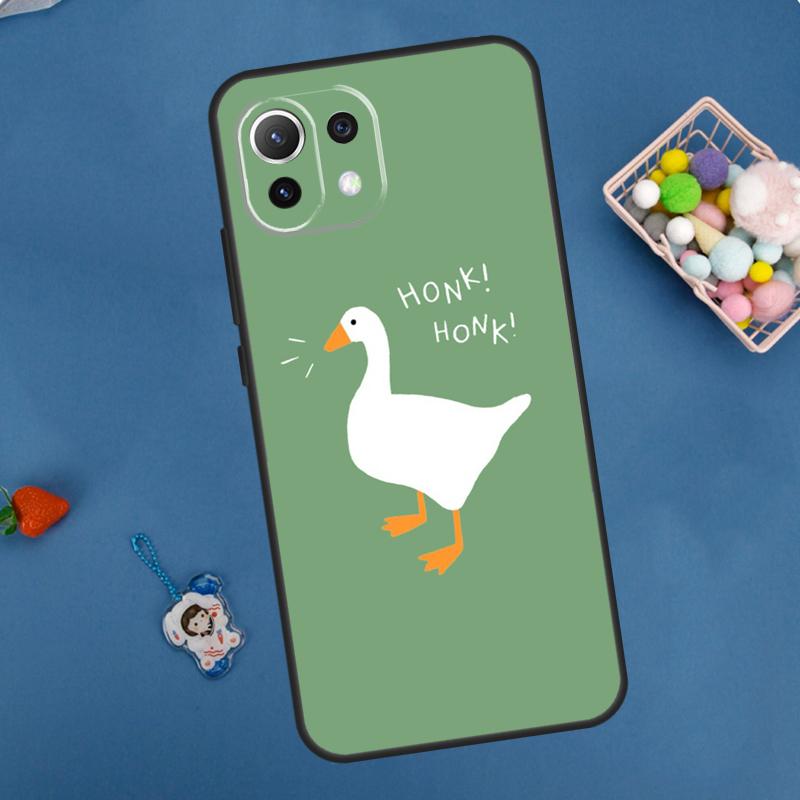 Cute Cartoon Duck Case For Xiaomi 11T 12T 13T 14T Pro 13 14 15 Ultra POCO X7 Pro X3 X5 X6 M6 F5 F6 Pro Cover