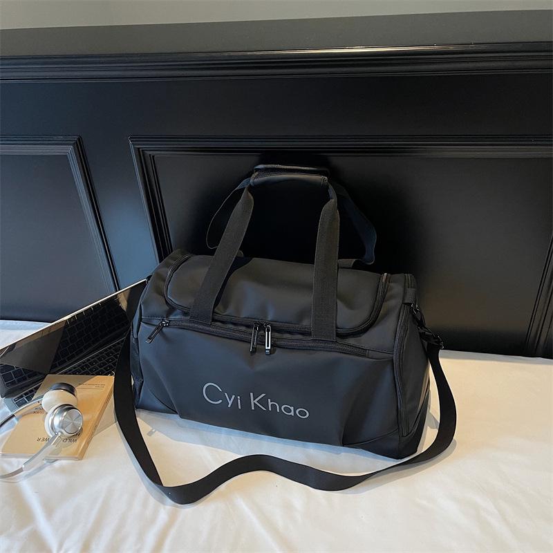 Unisex High-Capacity Waterproof Sports Bag: Fashionable Fitness Oxford Cloth Bag with Dry/Wet Separation for Travel