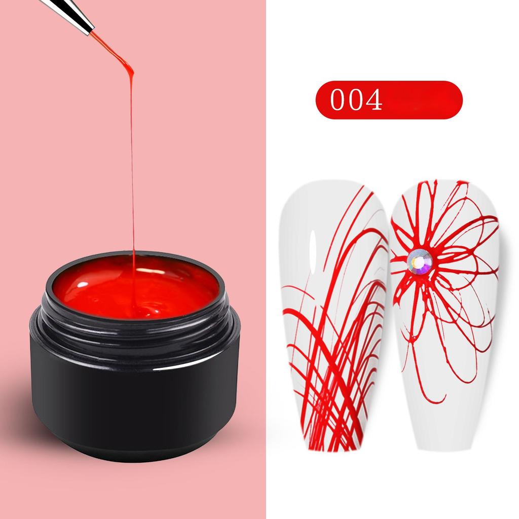 Wire Glue Nail Art Elastic Drawing Nail Polish Spider Glue Creative Painting Phototherapy Flower Glue DIY