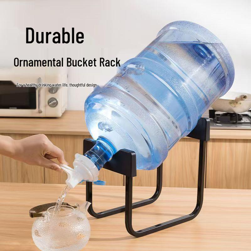 Bottled Water Dispenser with Rack and Inverted Extractor