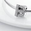 Charms Fit Original Bracelet A-Z Alphabet Charms Beads 925 Silver 26 Letters Charm for Women Girl DIY Fine Jewelry Gift