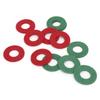 12pcs Battery Terminal Washer 6?Red 6?Green Anti Corrosion Protector Cable Protection Mat