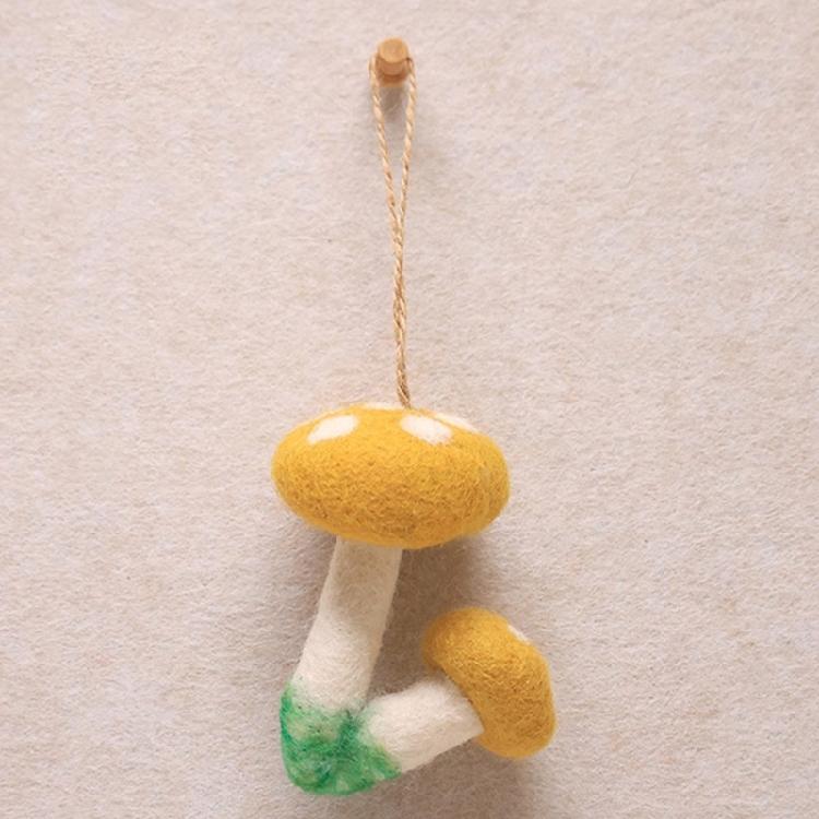 Adorable Mushroom Shape Cartoon Phone Charm Keychain Pendant Fashion Phone Pendant for Students Youthful Women Present