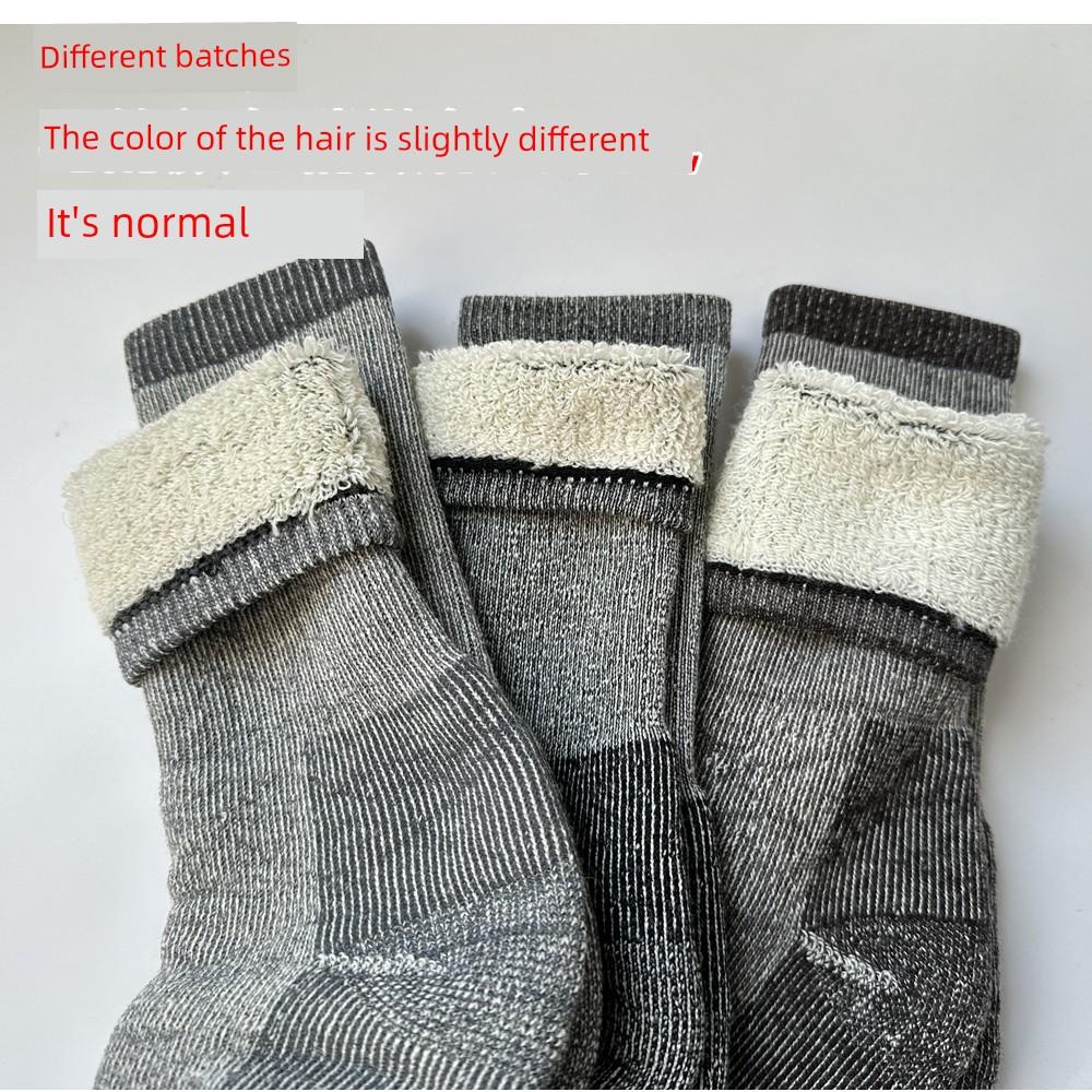 Recommended Merino Wool Thick Socks for Winter Outdoor Use, Warm and Thickly Padded for Good Coverage, Odor-Resistant and Comfortable