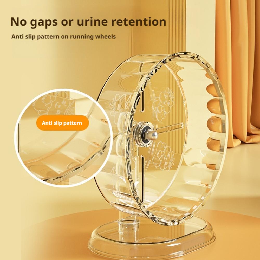 1PC Hamster Running Sport Transparent Widened Silent Roller Bearing Small Running Wheel Toys Wh B7H2