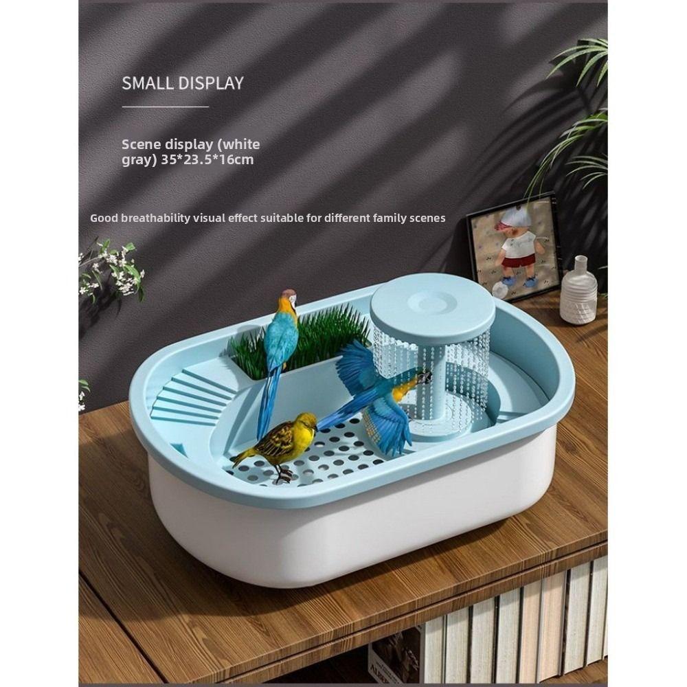 Electric Parrot Bathroom Large Bathtub Birdcage Box New Bird Bathroom Household