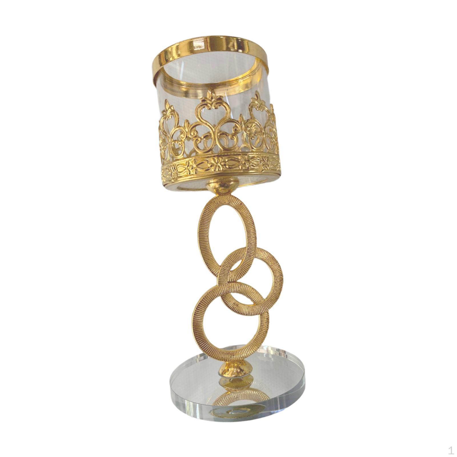 Декоративный подсвечник Хрустальный 3 Rings