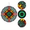 10 Inch Metal Mandala Wind Spinner with 360 Rotating Hook for Garden Balcony Yard Outdoor Decoration Thanksgiving Christmas Gift