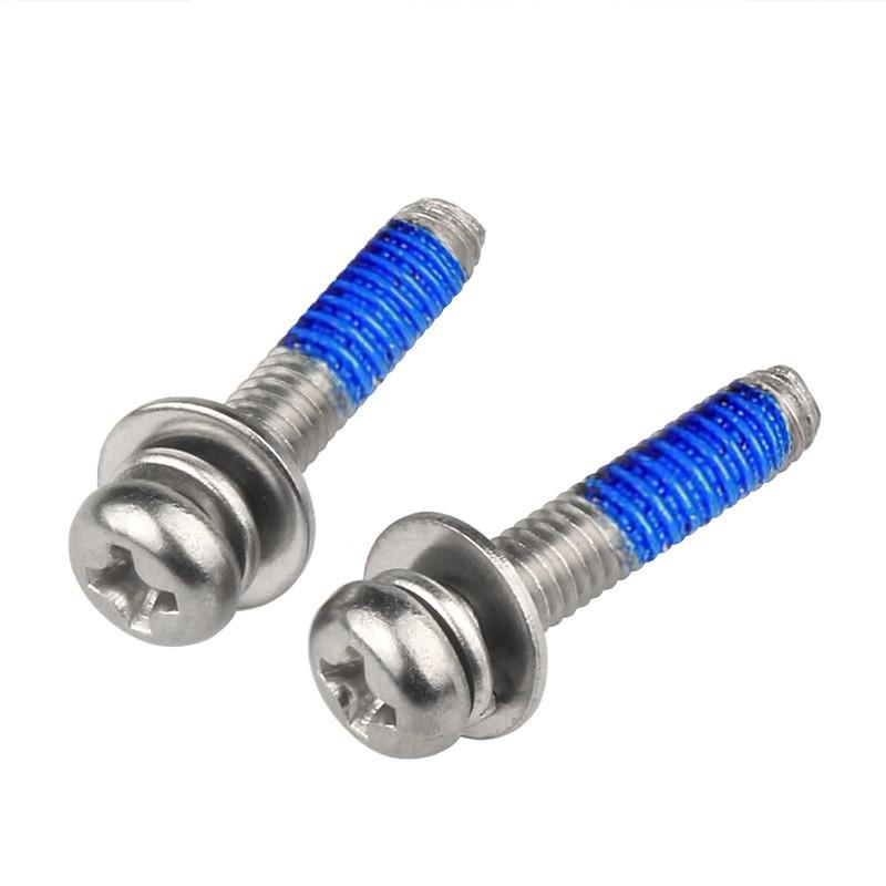 Stainless Steel 304 Anti-Loosening Round Head Adhesive Screw Set (M2-M6)