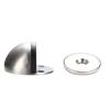No-Drill Stainless Steel and Wood Magnetic Door Stopper Anti-Collision Floor Mount