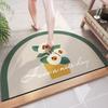 Bathroom absorbent diatom mud toilet  doormat toilet toilet floor mat toilet carpet