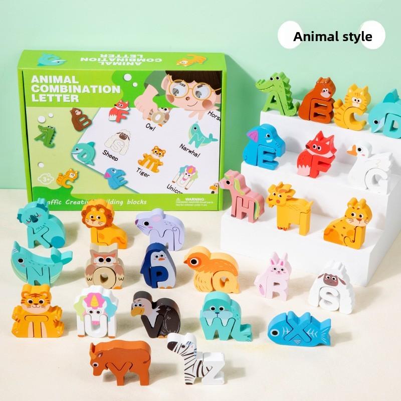 Wooden Animal Traffic 3d Puzzle For Kids Education And Cognitive Development Animals