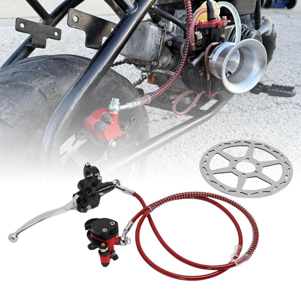 Zestaw hydraulicznych hamulców tarczowych do roweru Zamiennik dla Baja Doodle Bug Dirt Bug DB30 Baja z tarczą hamulcową 180 mm, cylinderkiem głównym, zaciskiem