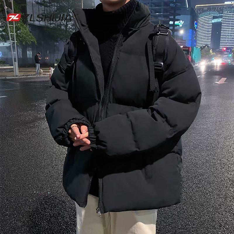 Men's Quilted Korean-Style Winter Jacket