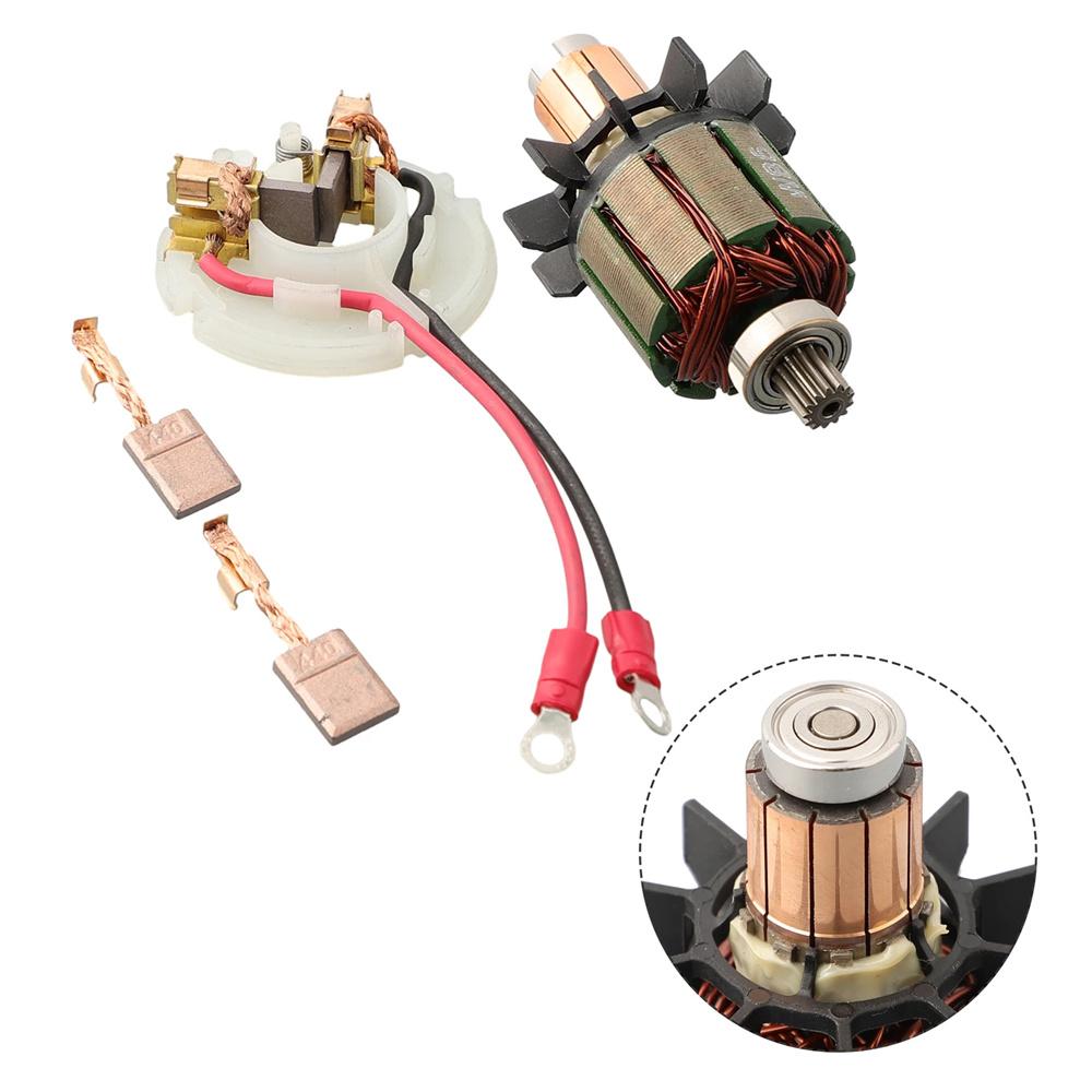 Armature Carbon Brush Holder Rotor Carbon Brush Kit 619263-3 For MAKITA DDF456, DHP456, BDF456, BHP456