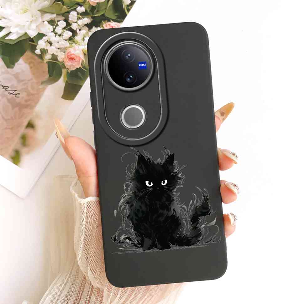 For VIVO V50 5G Case Luxury Silicone Shockproof VIVOV50 5G V2427 Casing Colorful Cartoon Soft Protective Shell Cell Phone Case
