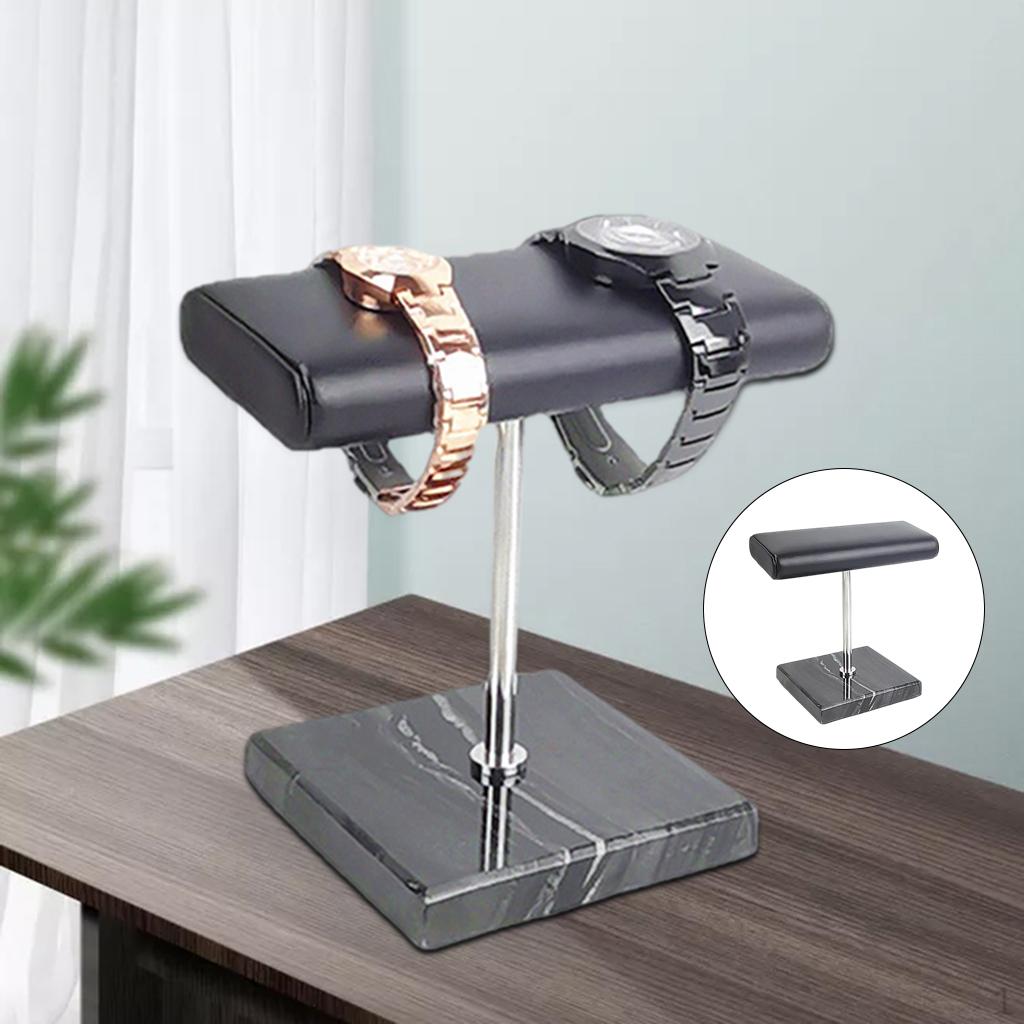 

- Подставка для часов из кожи и мрамора ручной работы для мужских и женских наручных часов.