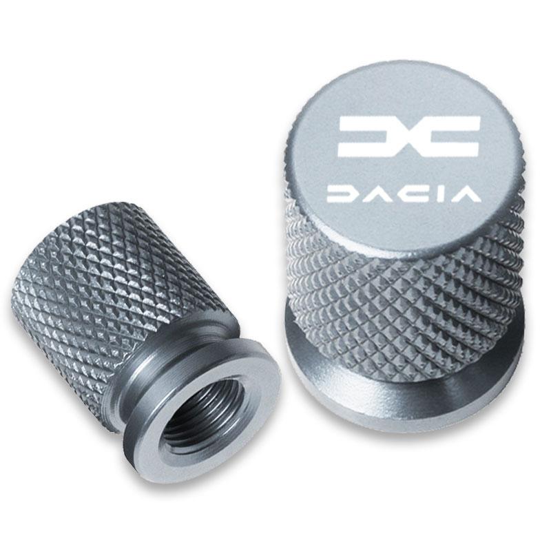 For Dacia Duster Logan Sandero Lodgy Dokker Stepway Mcv 2 Solenza La 4Pcs Metal Car Tire Valve Caps Wheel Dust Cover Accessories Stem Caps1