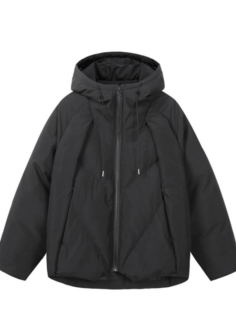 Unisex Trendy Deconstructed Winter Cotton Hooded Jacket