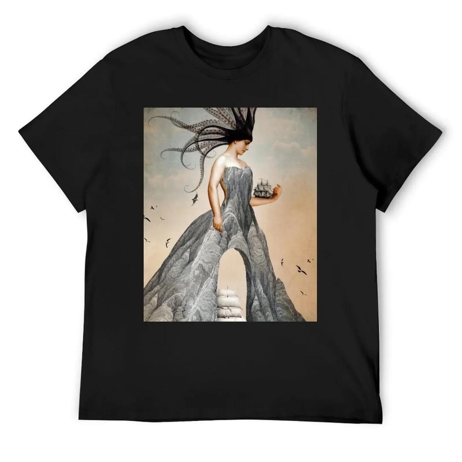 

digital artwork T-Shirt baggy shirts gifts for boyfriend funny gifts mens t shirt XXXXXL чорний