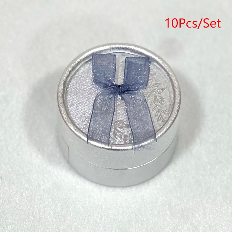 10ks/set Organizér na šperky Dárková krabička Náhrdelník Náušnice Prsten Papírová krabička