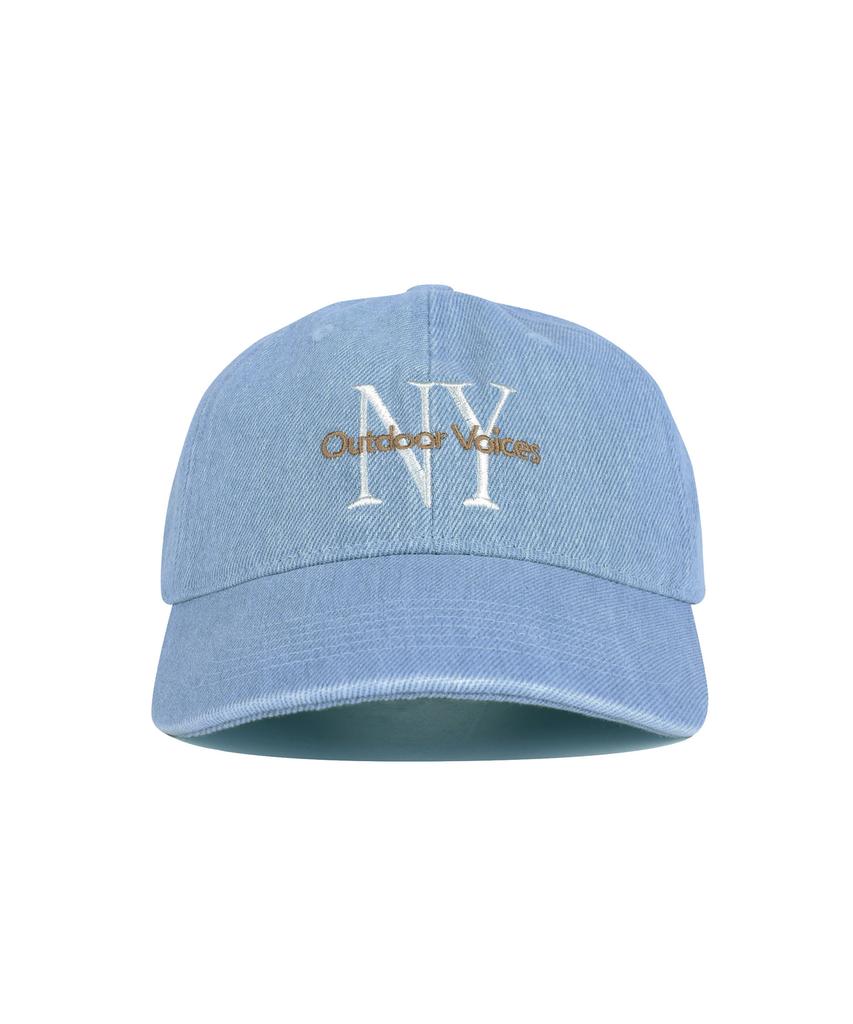 Ausdoeoboiseu Ny Washed Denim Cap (Sky Blue)