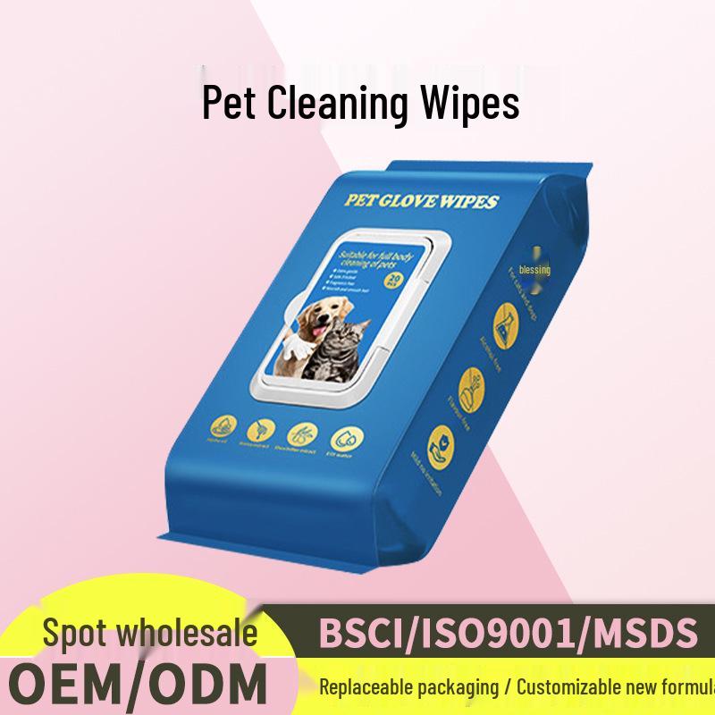 Pet Wet Wipes - 20-Pack, OEM Available