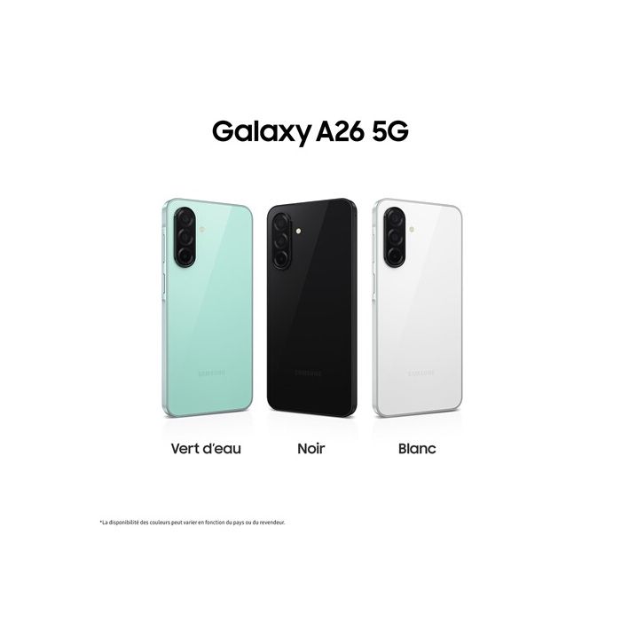 Smartphone Samsung Galaxy A26 5G AI 256 GB Noir