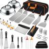 Barbecue Tool Set Outdoor BBQ Stainless Steel Teppanyaki Spatula Tools Barbecue Set