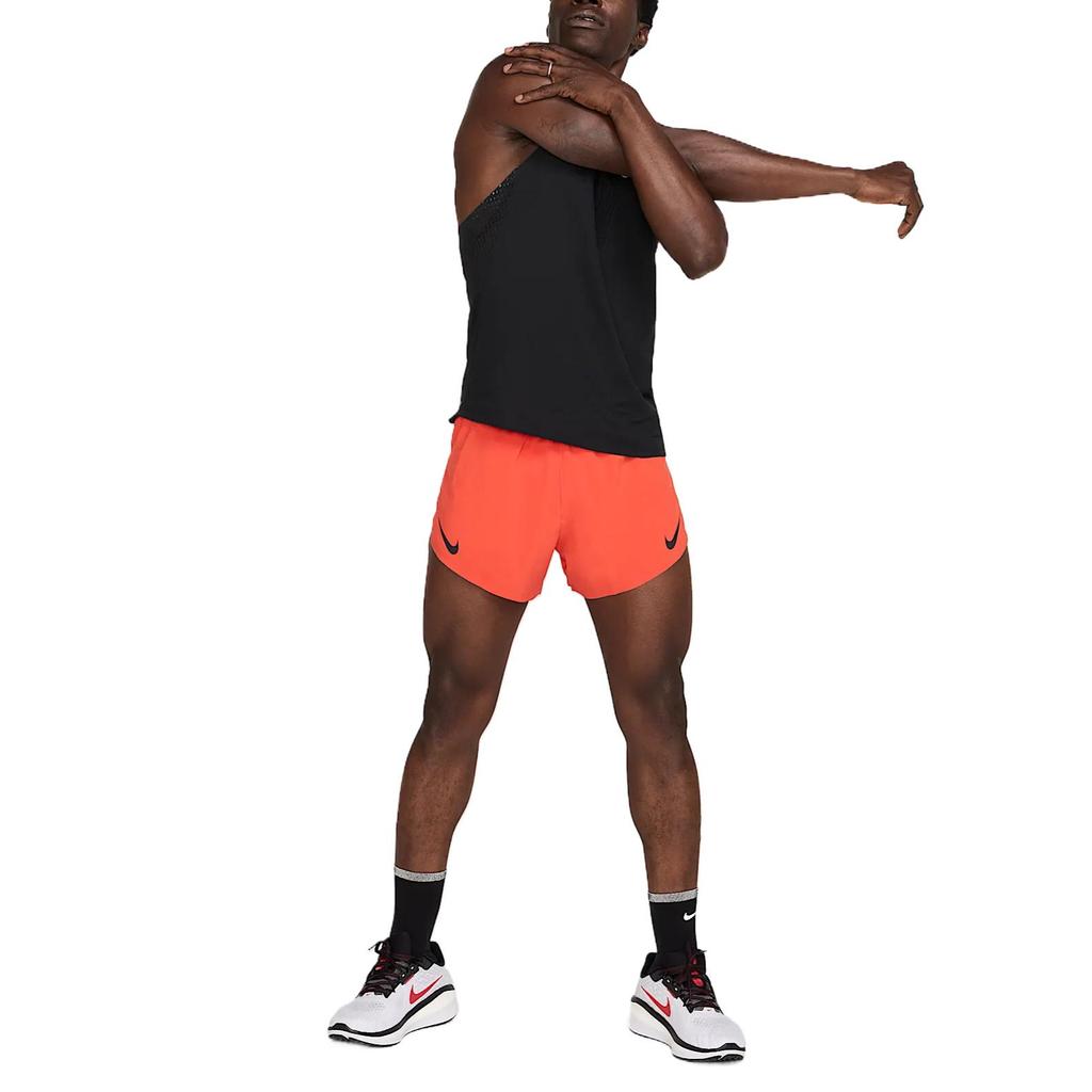 Nike Aeroswift Dri-Fit Adv Szybkoschnące Wygodne Miękkie Spodenki Sportowe Męskie spodenki Pomarańczowe FN3352-696