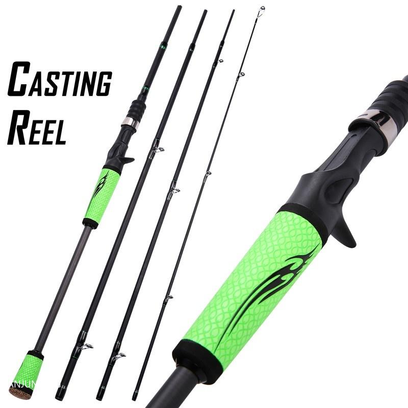 Fishing Rod 2.1M 2.4M Casting Rod Spinning Rod Portable Ultralight Fishing Pole Travel Fishing Pole