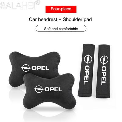 Car Headrest Rest Neck Pillow Cushion Seat Belt Shoulder Pad Accessory For Corsa D Astra Insignia Mokka Adam Combo Vauxhall
