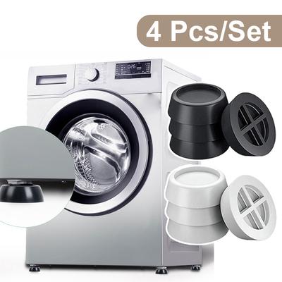 4 Pièces Coussinets Anti-Vibrations pour Machine à Laver Pieds en Caoutchouc Jambes Tapis Anti-Vibration Universel Base de Jambe Réductrice de Bruit