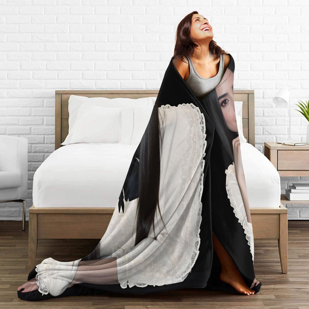 Schauspielerin Sofia Carson Plüschdecken Kinder Erwachsene Flanell Überwurfdecke Für Schlafzimmer Warmes Design Qualität Tagesdecke Geburtstagsgeschenk