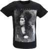 Unisex Offiziell Lizenziertes Amy Winehouse Blumen Porträt T-Shirt