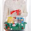Christmas Gift Basket Braided Rope Basket with Handles Large Capacity Toy Organizer Cute Xmas Basket for Festive Gifts Home Storage