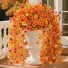 2PCS Spring decoration of  outdoor simulated hanging flower plants is suitable for outdoor home decoration