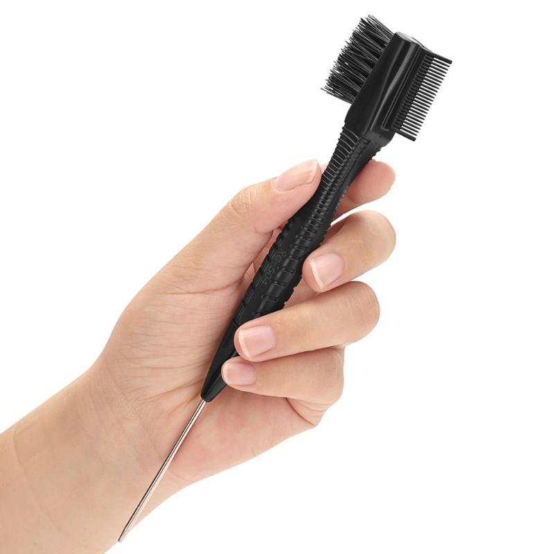 Double Sided Hair Brush With Detangling Teeth And Precise Tip For Frizz Control Portable Sensitive Scalp Care