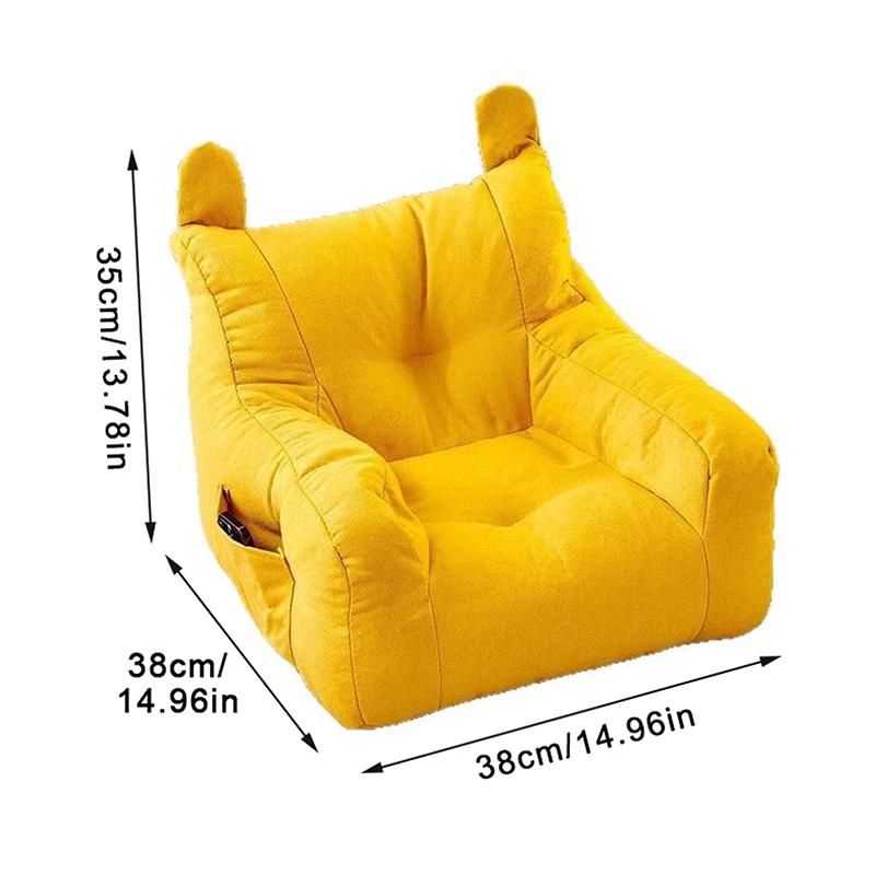 Soft Small Sofa Chair Comfortable Ergonomic Living Room Lazy Sofa With Storage Bag Children'S Bear Sofa Chair For Boys And Girls
