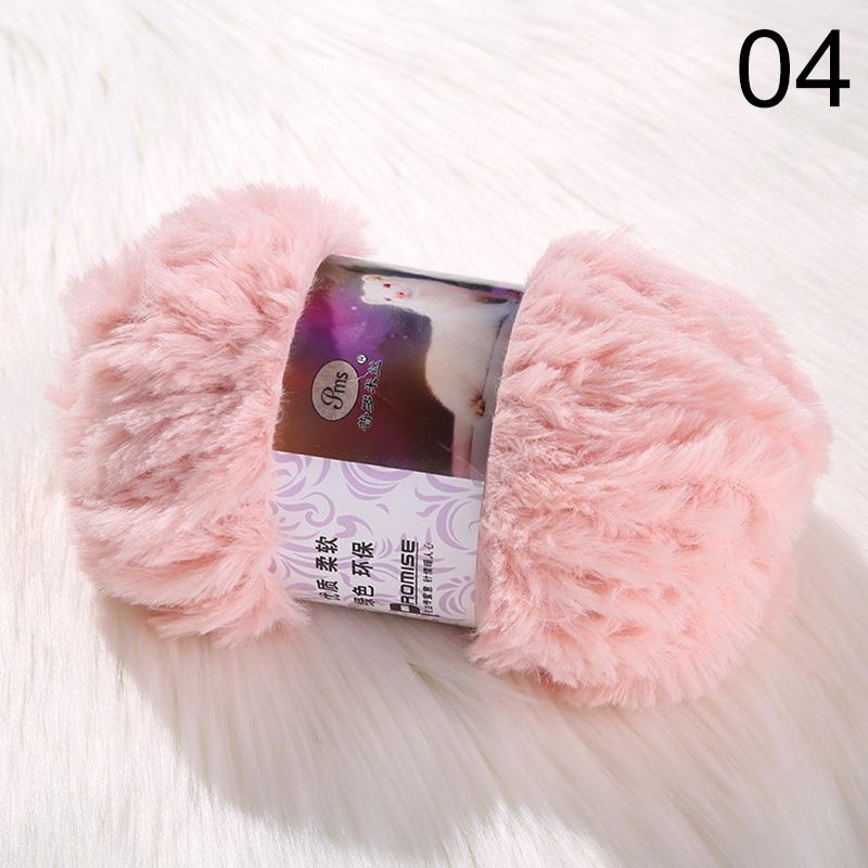 Imitation Mink Thick Wool Hand Knitting DIY Imitation Fur Fur Velvet Mink Velvet Hat Scarf Blanket Line