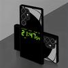 Fluorescent Clock Pattern 2D Phone Case for Samsung S26 S25 S24 S23 S22 S21 S20 A56 A36 A16 - Glass Protective Cover