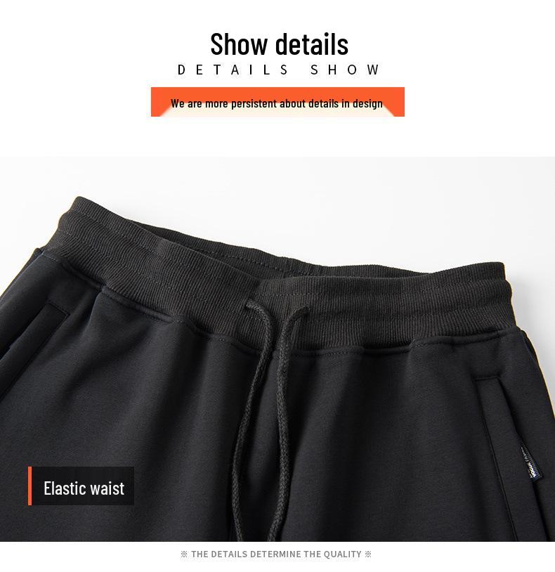 Men's Plus Size Fleece-Lined Winter Sports Sweatpants with Zip Pockets