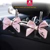 1PC Cute Diamond Bowknot Car Seat Headrest Hook Hanger Storage Organizer Universal for Handbag Purse Coat Accessories S Type