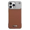 Creative Drop-Proof Leather Magnetic Lens Frame Phone Case for iPhone 17