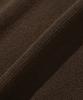 KNITTED Coolever Henley Neck Short Sleeve Knit Brown