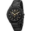 Stile Black Stainless Steel Gents Quartz Chronograph R8873642005