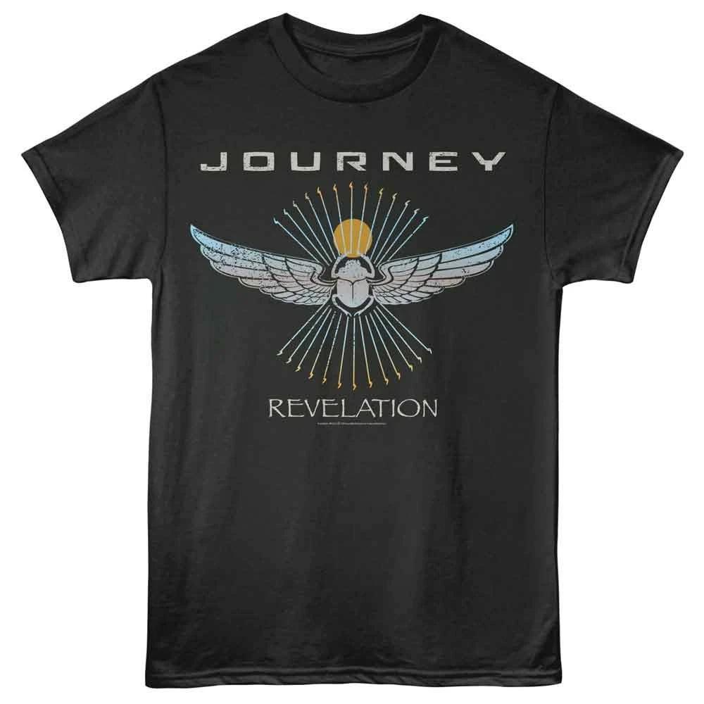 Journey - Revelation - Officially Licensed - Gray Solid Front Print  Short 150