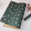 10 Pcs Multifunctional Christmas Gift Wrapping Paper Multi-purpose DIY Crafts Paper  New Year Party
