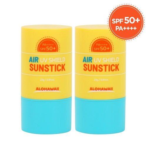 (1+1) Aloha Hawaii UV Shield Air Sun Stick 23g SPF50+ PA++++ / Non-sticky Stick Sunscreen Sunblock_631373